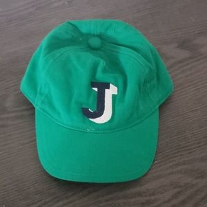 Janie and Jack green "J" hat